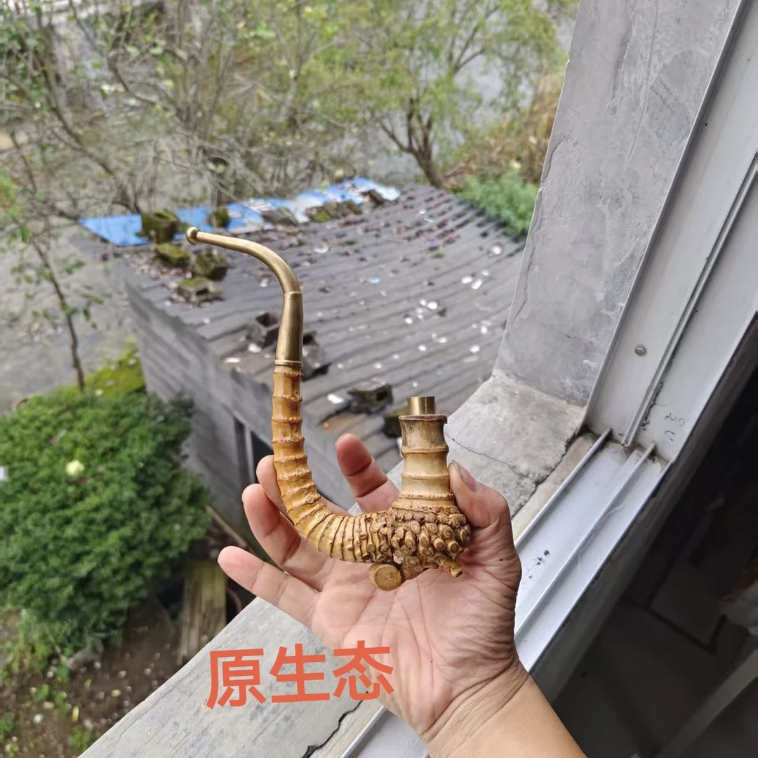 贵州精选手工竹子烟斗竹子烟杆老式烟斗老巴斗竹子烟斗复古烟杆
