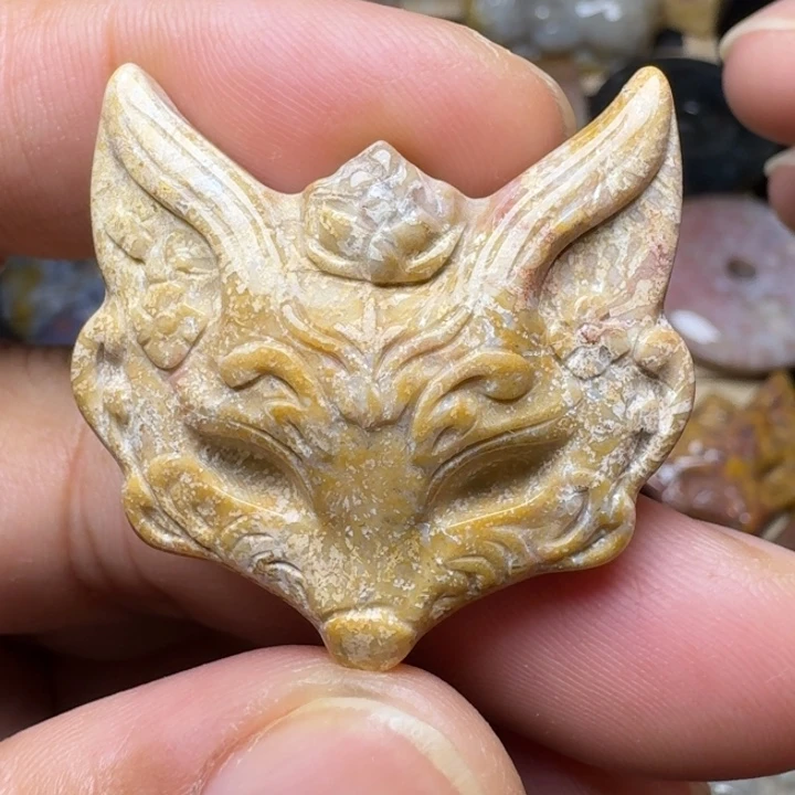 硅化玉未镶嵌纯天然色有机玉石保真色