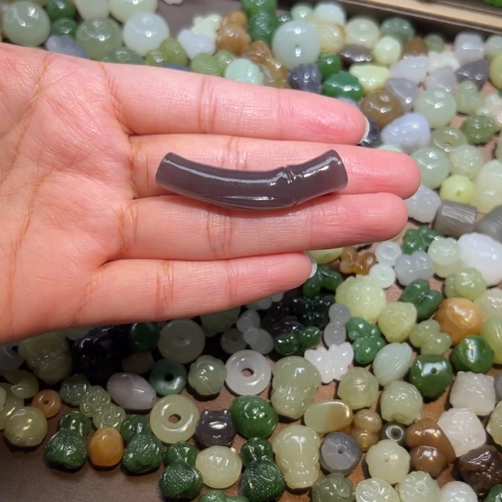 未镶嵌和田玉珠宝半成品