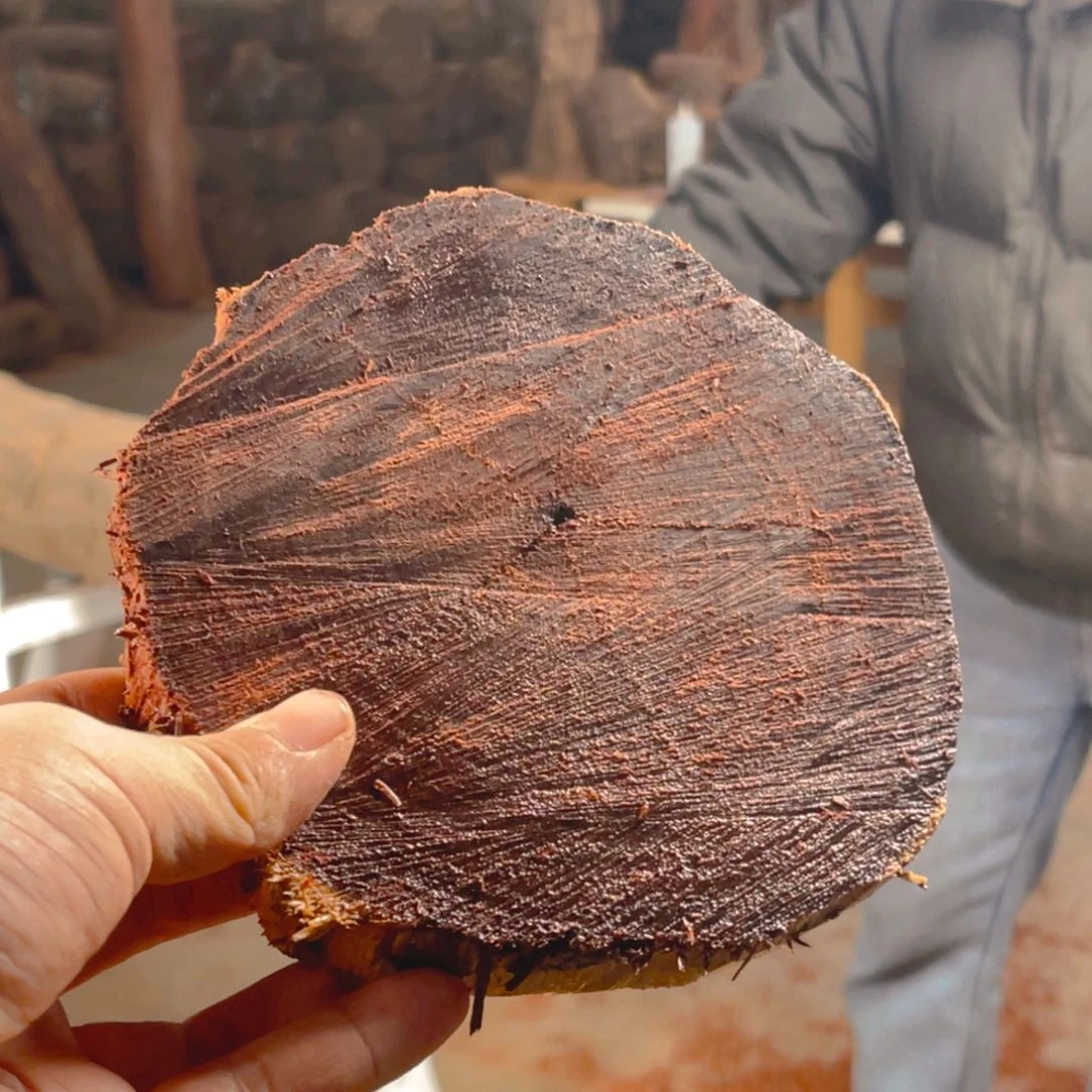 紫檀木类端景台妥*滴赞比亚血檀原木料闪购十五