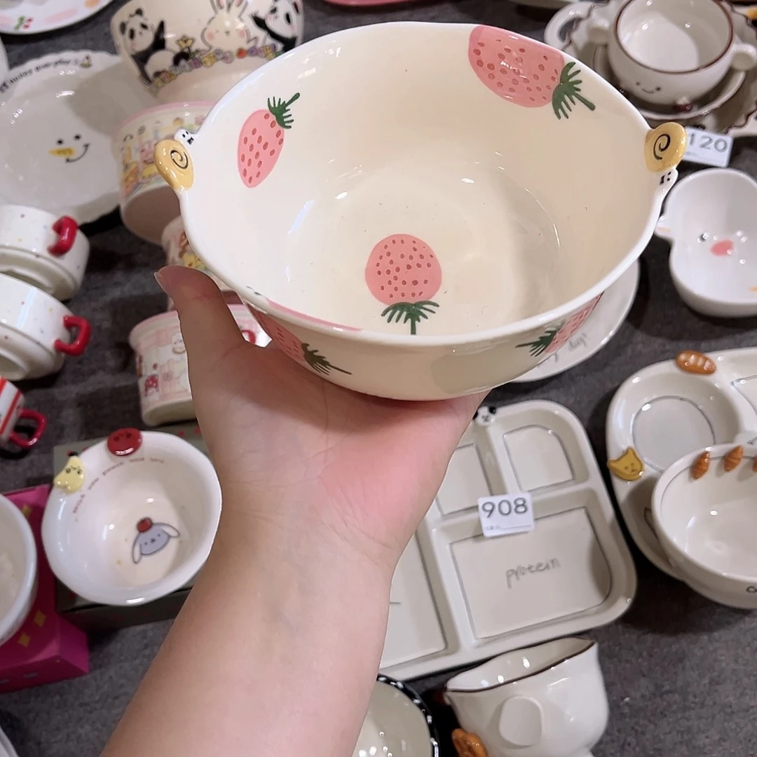 爆款6寸汤面碗陶瓷餐具