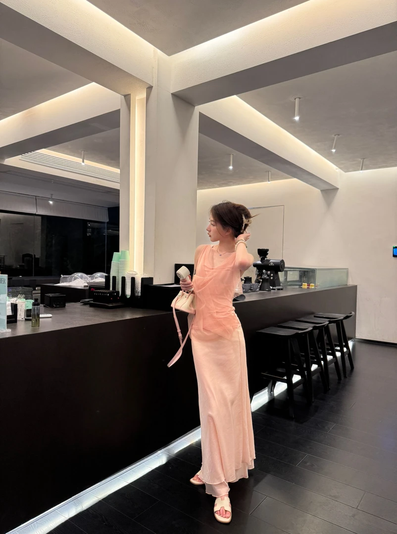 RUIRUI瑞瑞丽风法式设计师长款时尚半身裙BSQ1059R