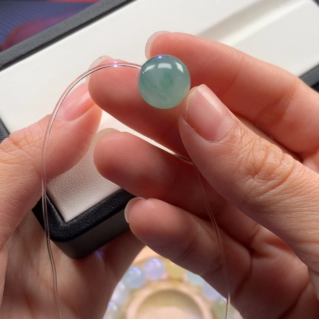 翡翠未镶嵌手链12.96mm