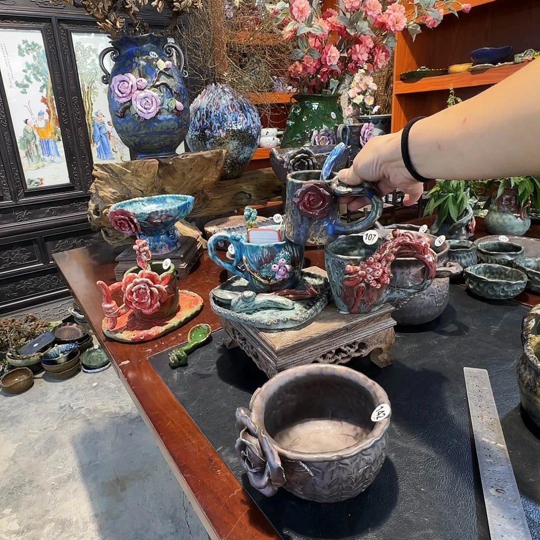 园***.纯手工咖啡杯盘碗