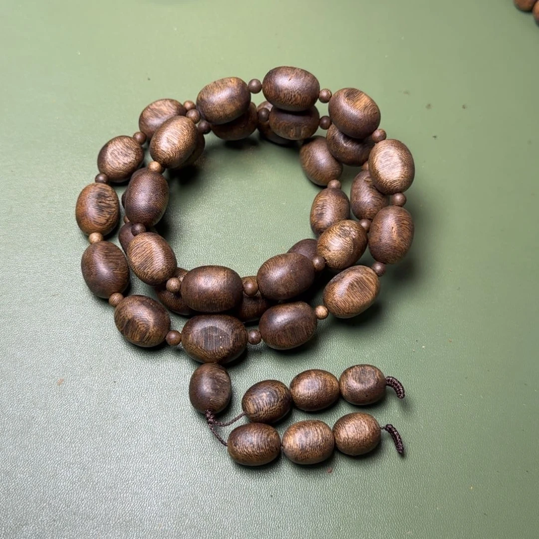 沉香手串永***室海南陆河棋楠留疤老料61克