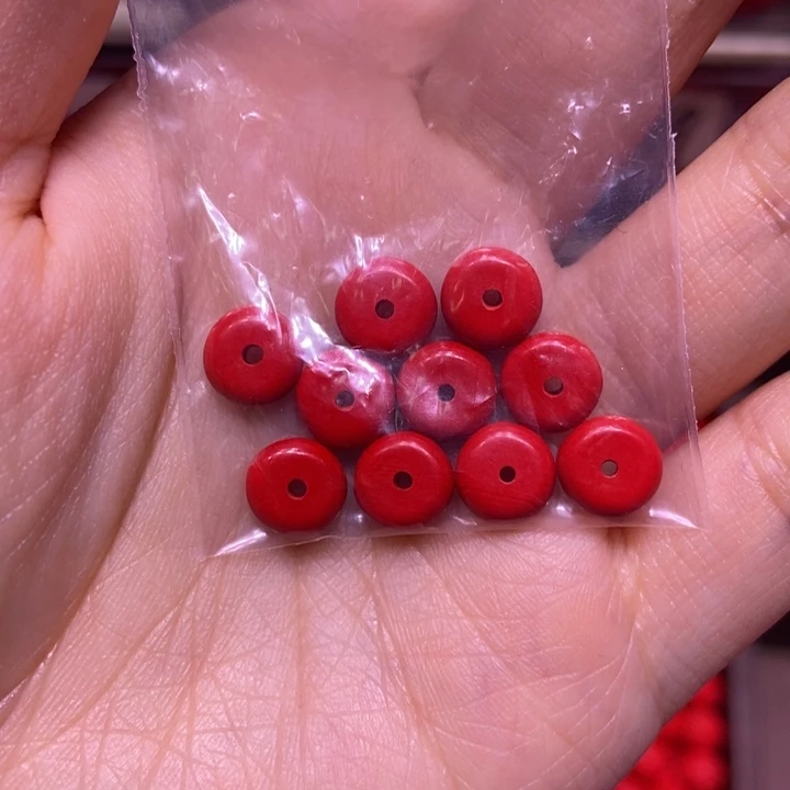 【闪购商品】天然辰砂扣子狗锁