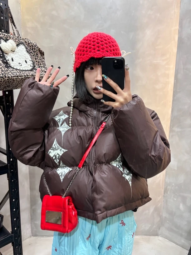 冰淇淋-小恶魔短款棉服