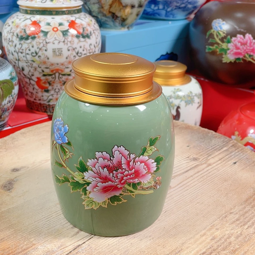【闪购商品】罐陶瓷茶叶罐密封罐