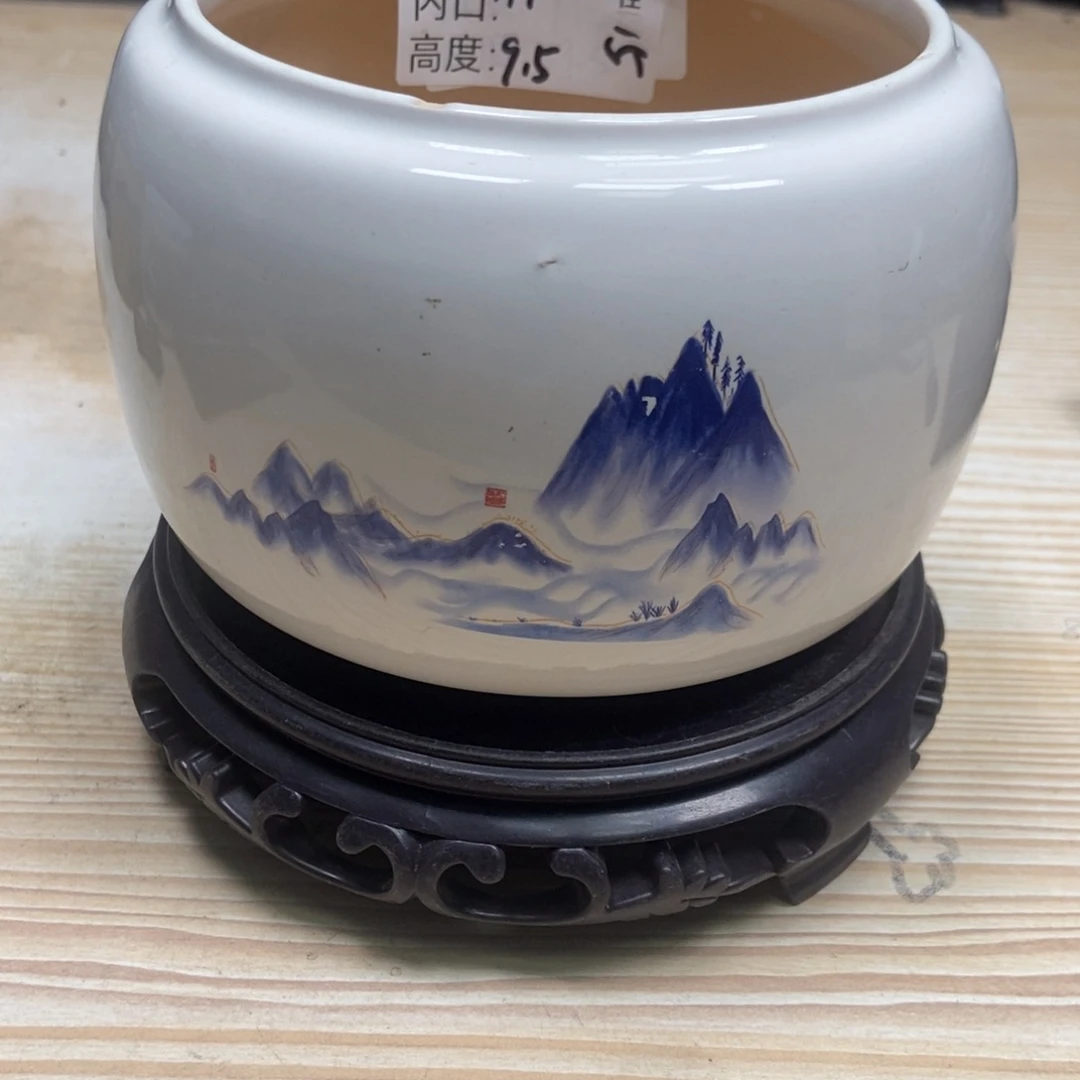 瓷片陶瓷花盆陶瓷艺术