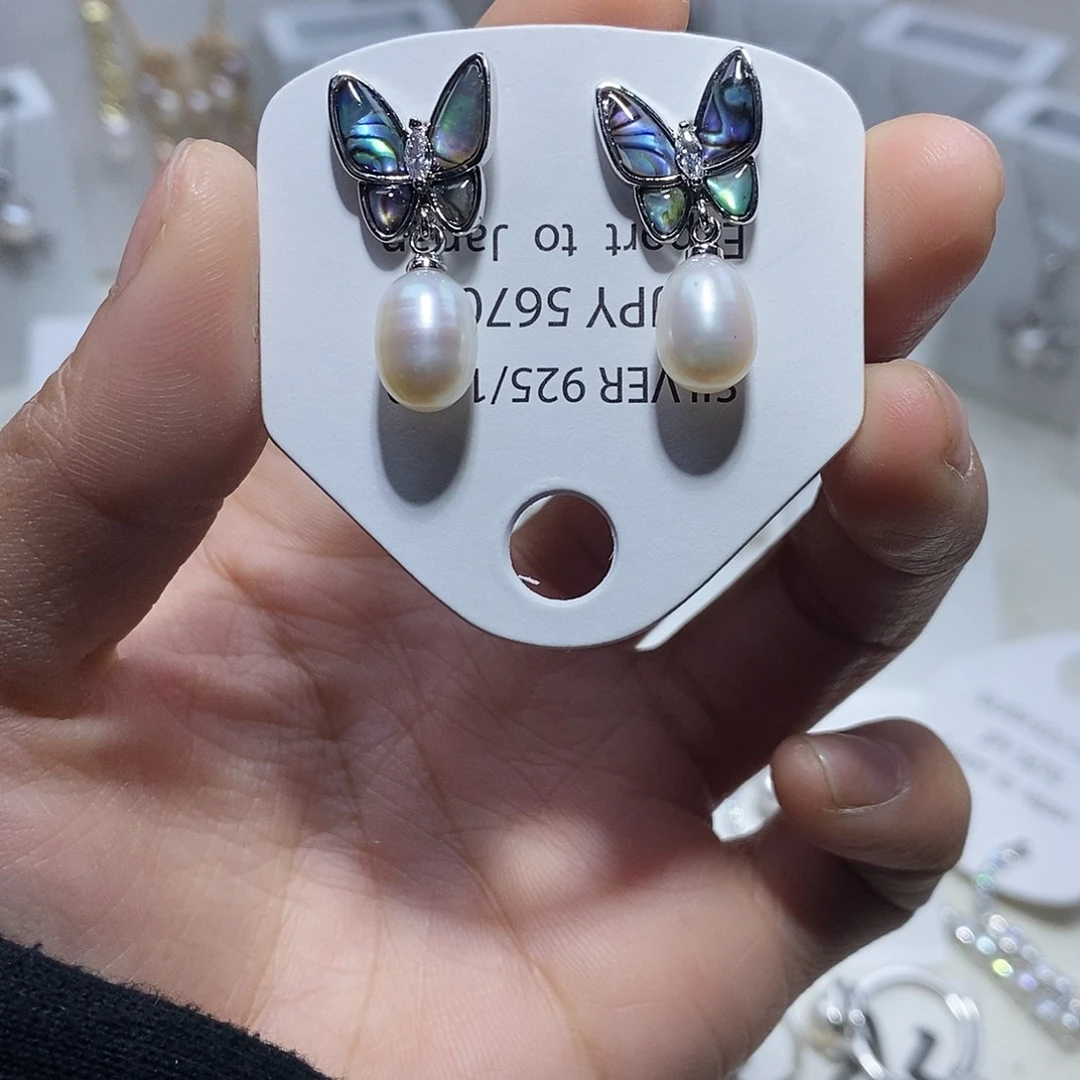 未镶嵌淡水珍珠耳饰