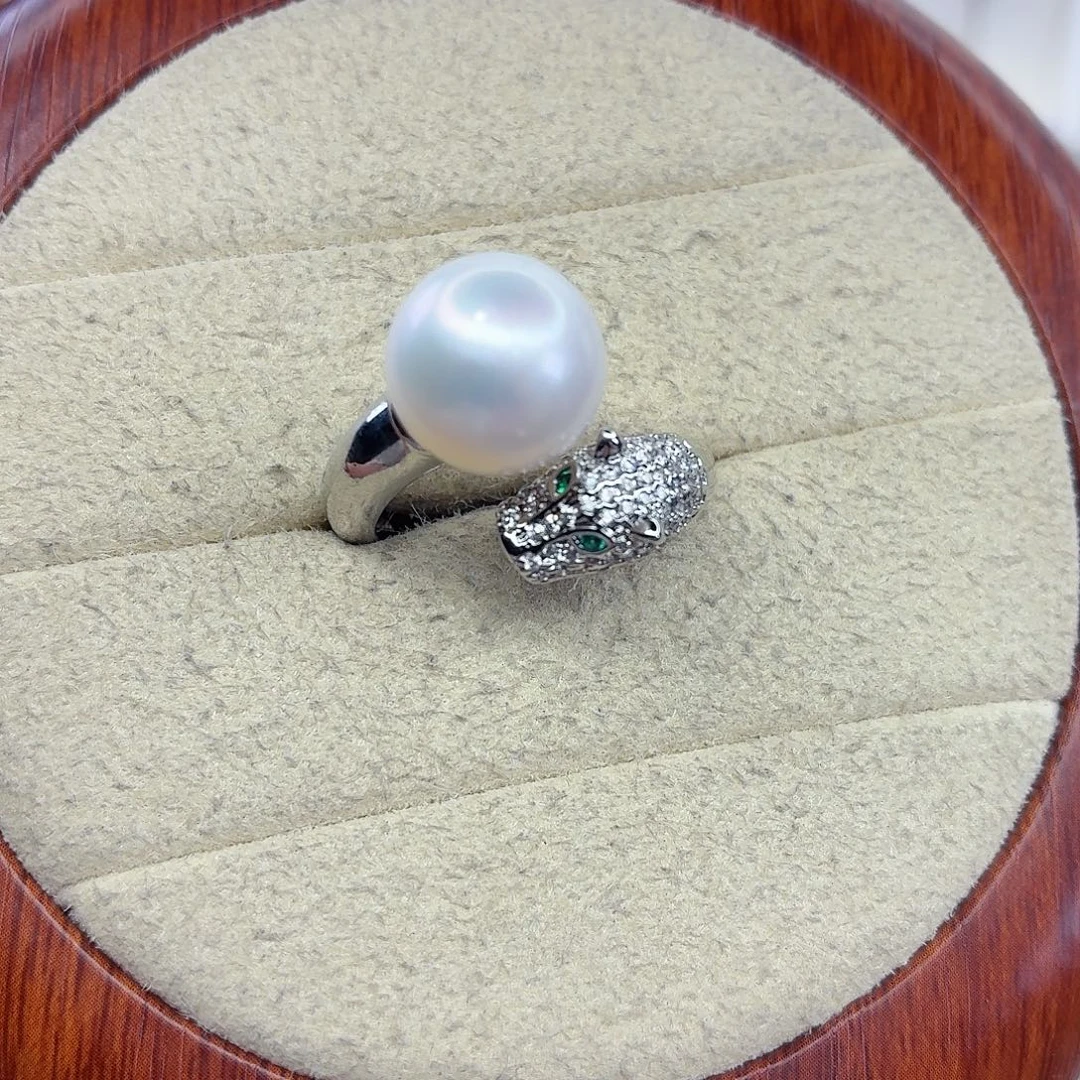 戒指淡水珍珠合金