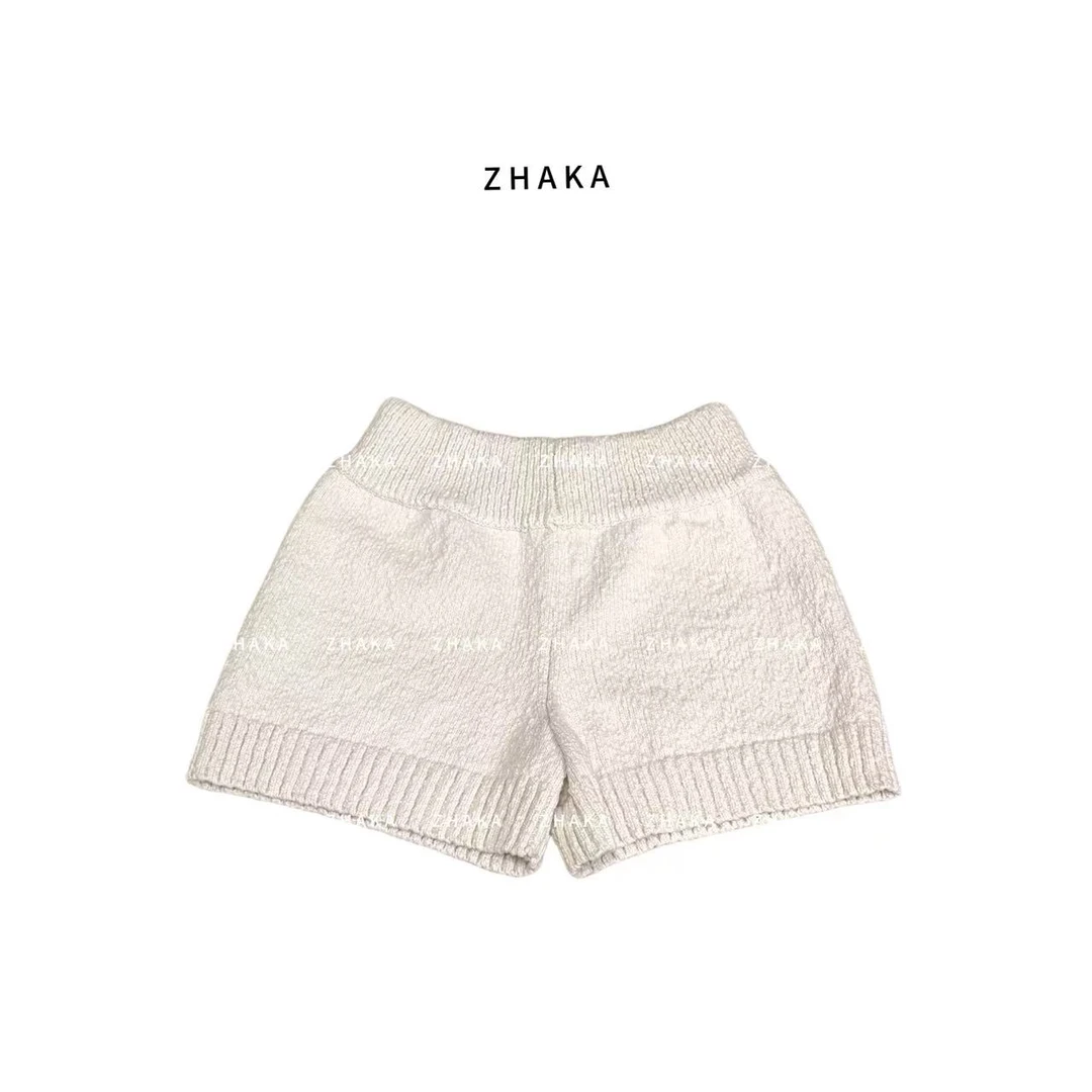 ZHAKA/棉纱绒绒短裤zkt330