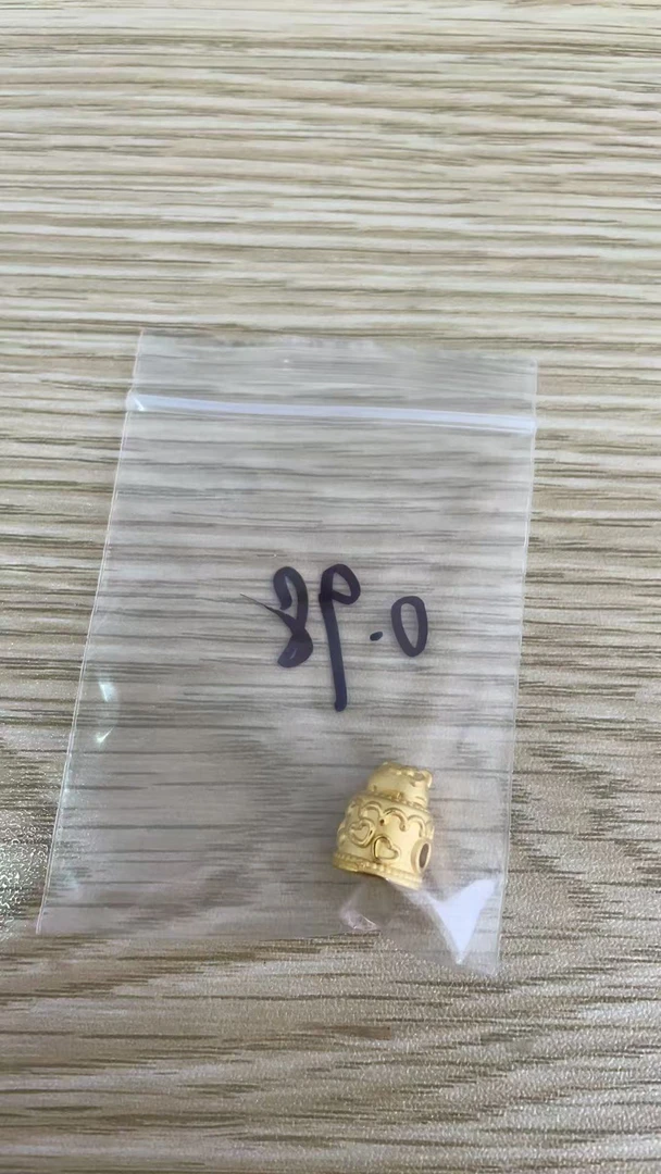 足金999  蛋糕通孔
