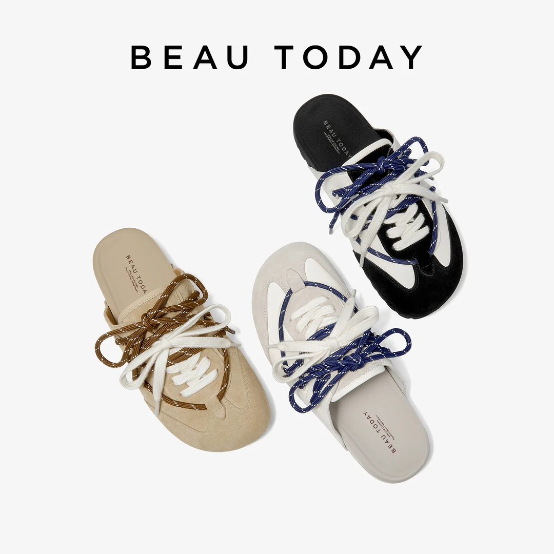 BeauToday时尚夏季外穿轻奢鞋子女款鞋子女款爆款2025新款勃肯鞋