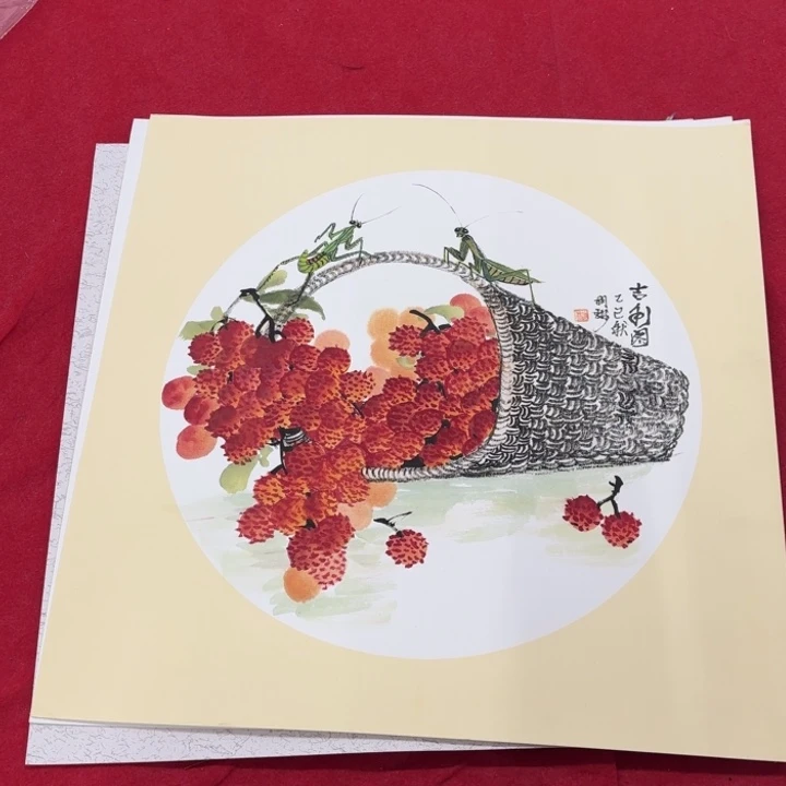 国画花鸟的翅膀是一个巨大