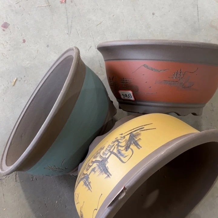 紫砂花盆            100-3