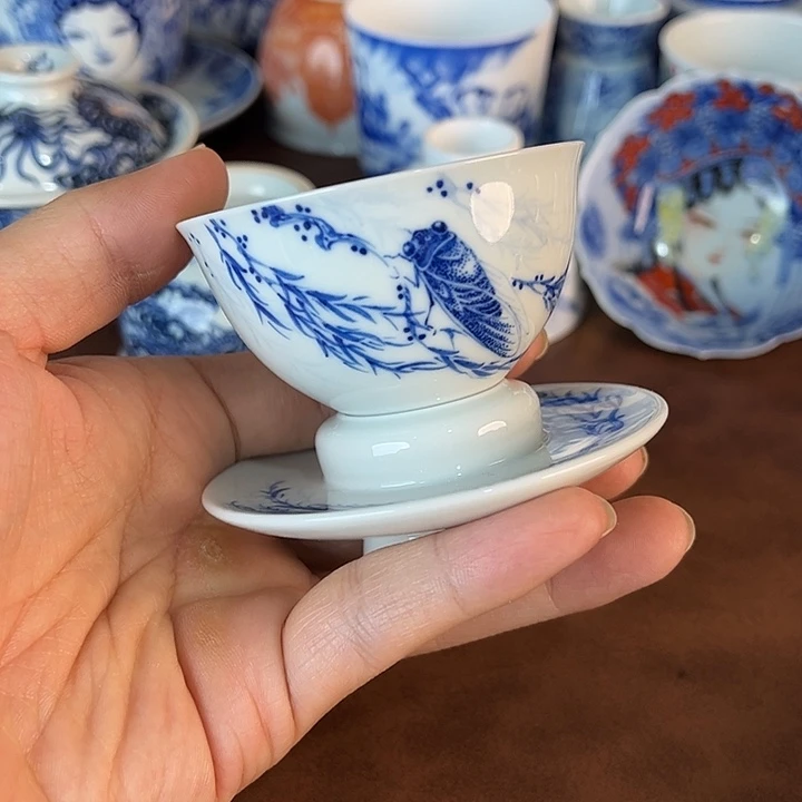 Q***Q瓷片景德镇全手工手绘陶瓷