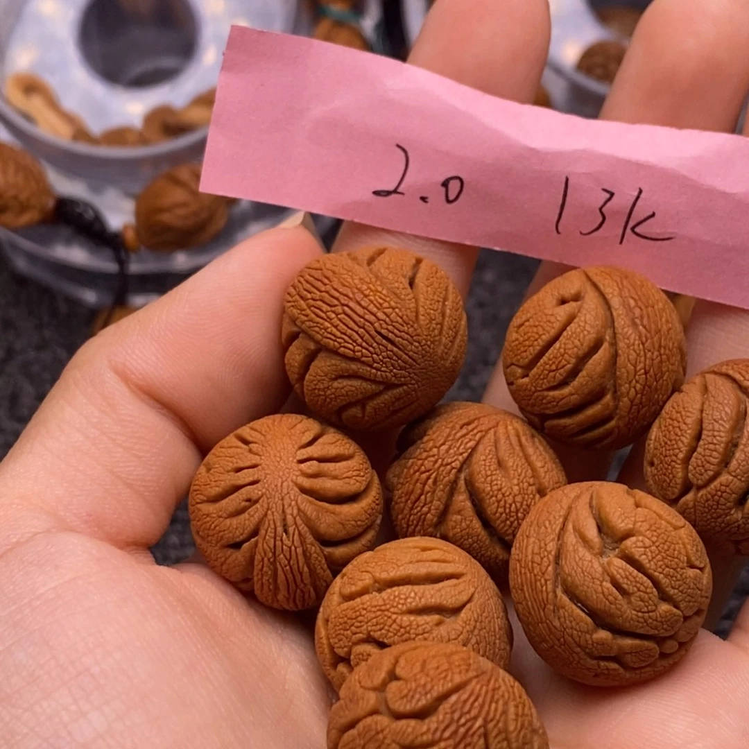 秦岭山脉龙纹桃核
