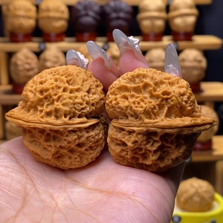 文玩核桃把件蝉王14号40尺