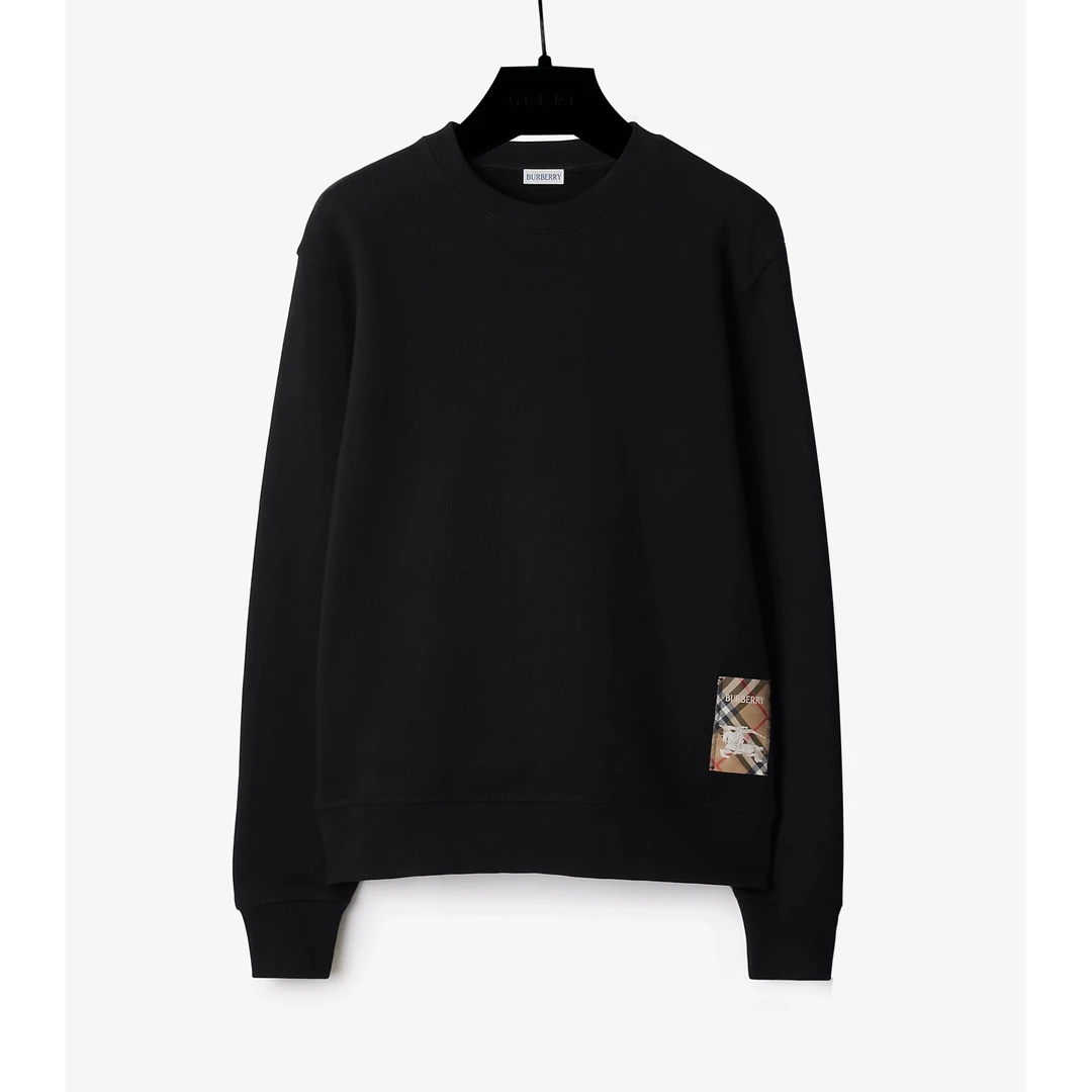 未使用 BURBERRY/博柏利  25春夏腰部格纹战马休闲卫衣8101889