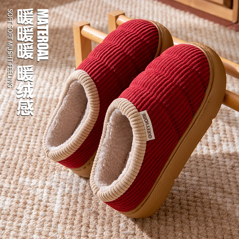 简裳棉鞋┇2025新款一脚蹬棉拖女款居家外穿保暖冬季女士加绒棉鞋