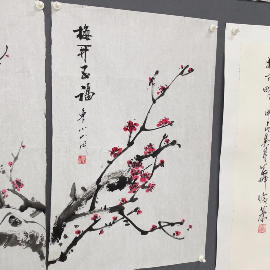 国画鲁小山老师绘画