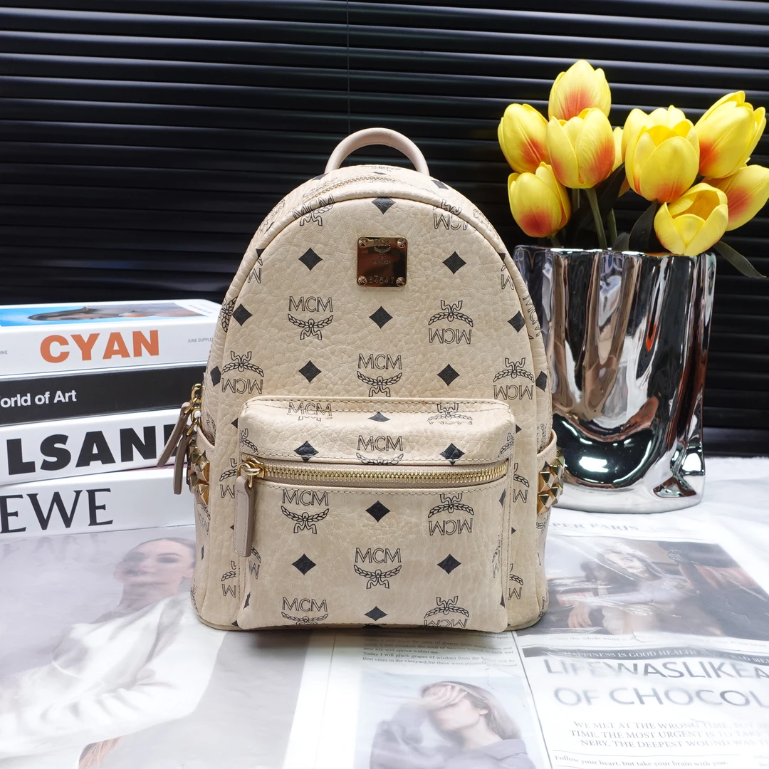 95新 MCM 双肩包/T10276844