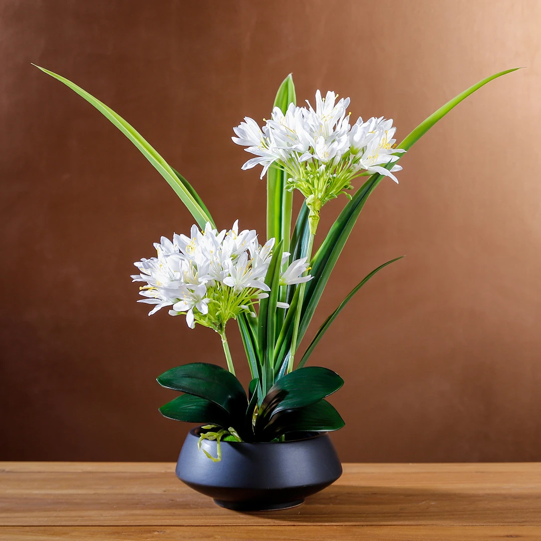 仿真花高级感逼真简约风客厅茶几装饰假花摆件场景布置绢花插花