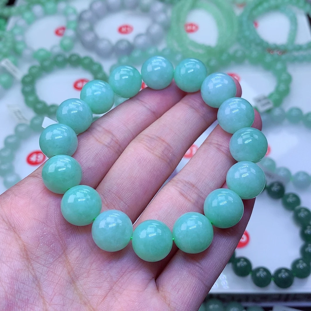 翡翠未镶嵌毛衣链