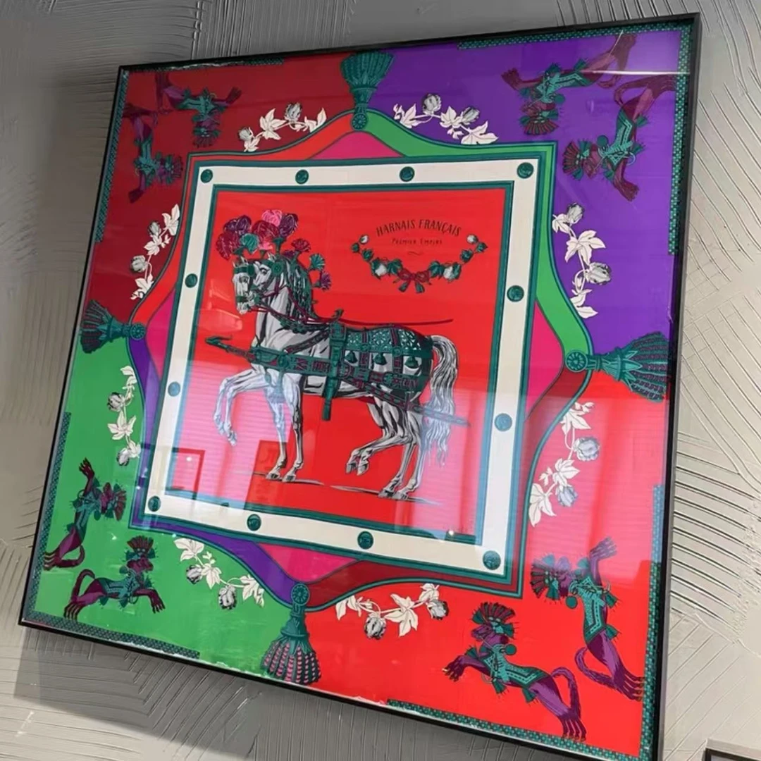 99新 Hermes/爱马仕 海囤J/爱马仕/中古丝巾绿色围巾时尚/bm88453