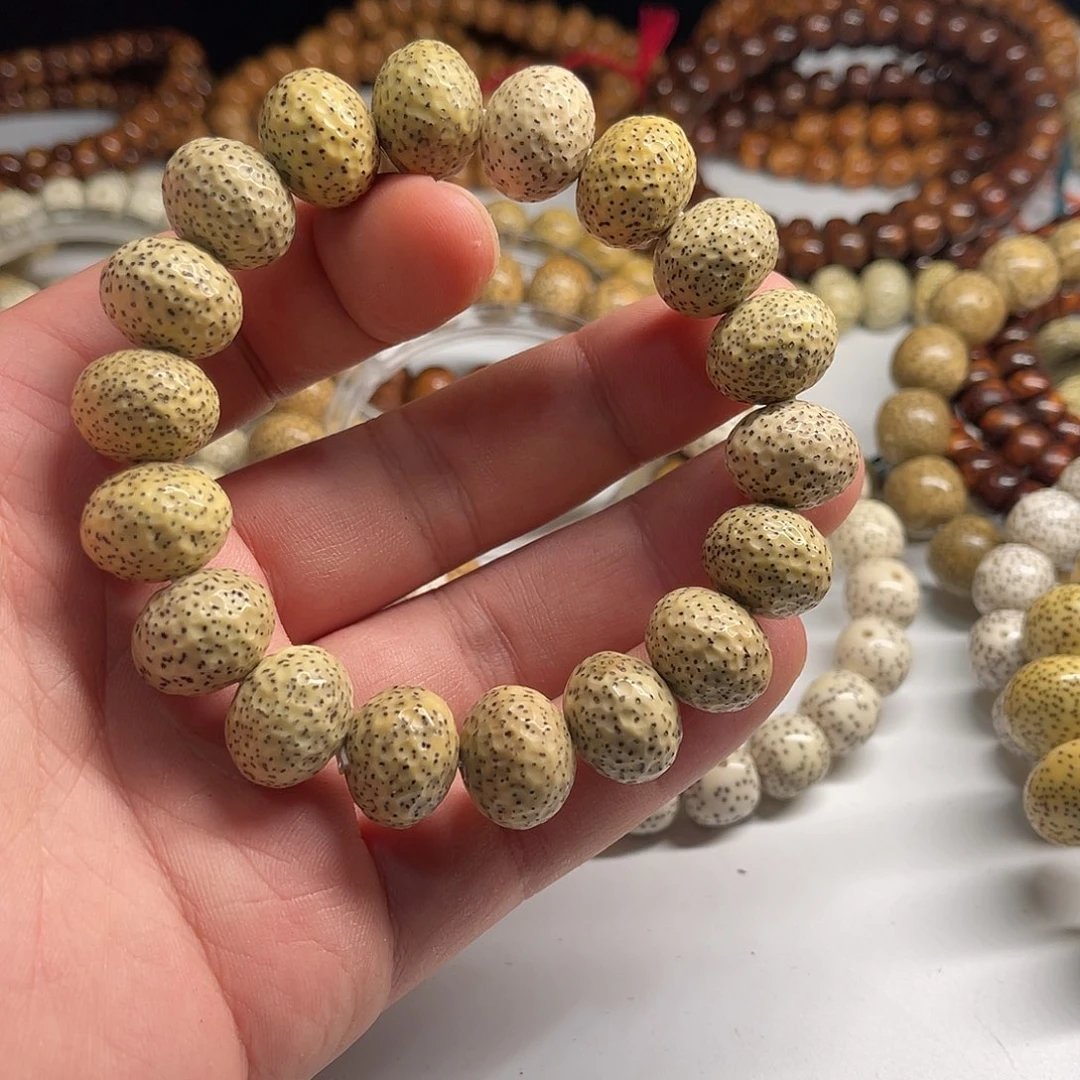 吊坠星月菩提16/13手工龙鳞纹