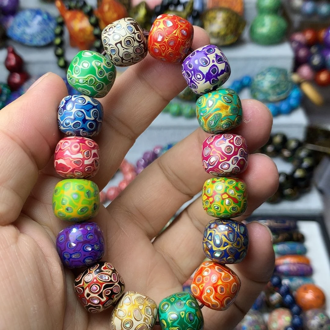 大漆螺钿13*14*16颗多宝特价