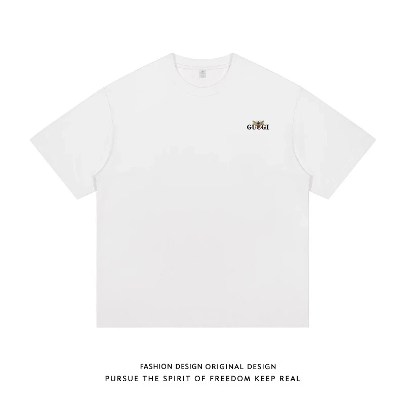 【小标】圆领体恤打底衫短袖t恤宽松男女半袖上衣夏季潮DT01-G536