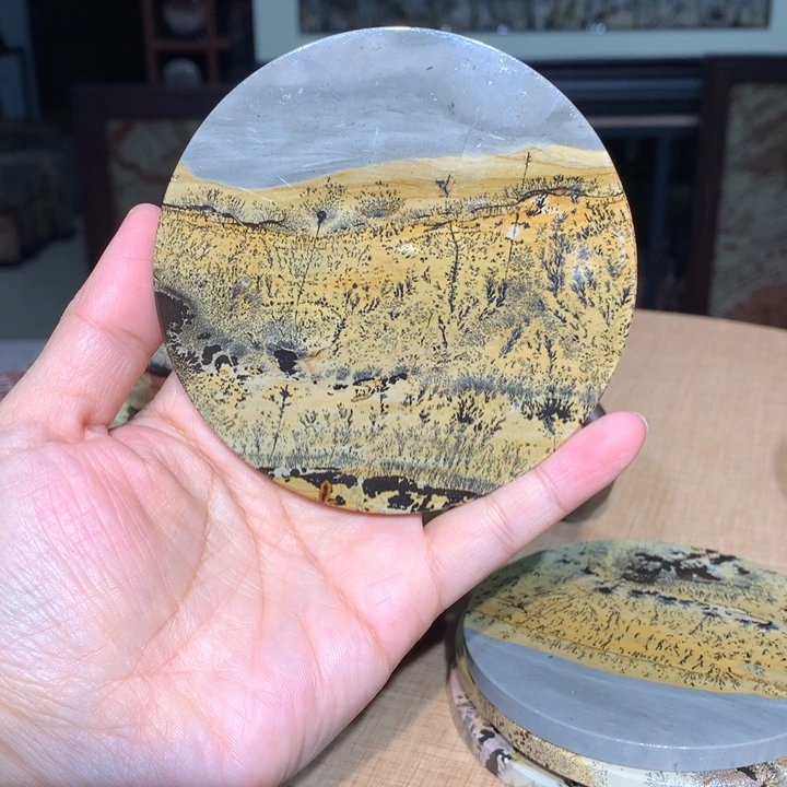 ，广西国画石摆件，收藏观赏