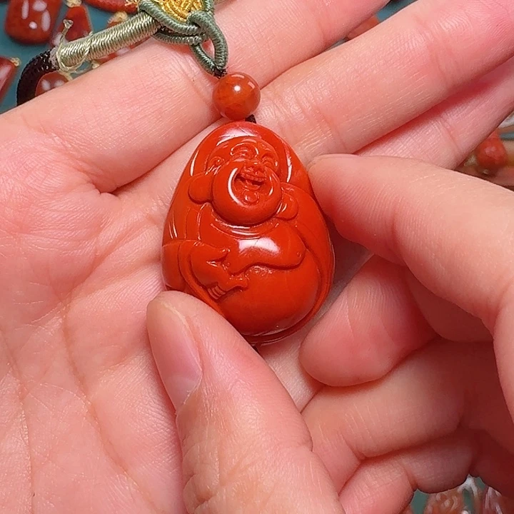 南红玛瑙未镶嵌吊坠