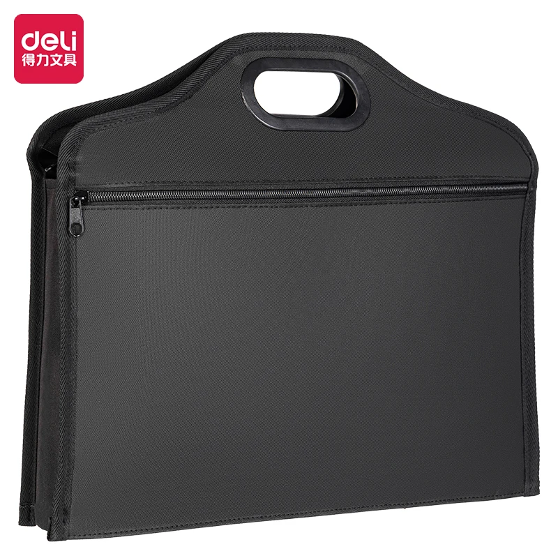 福利得力BG137经典加厚塑胶手提事务包