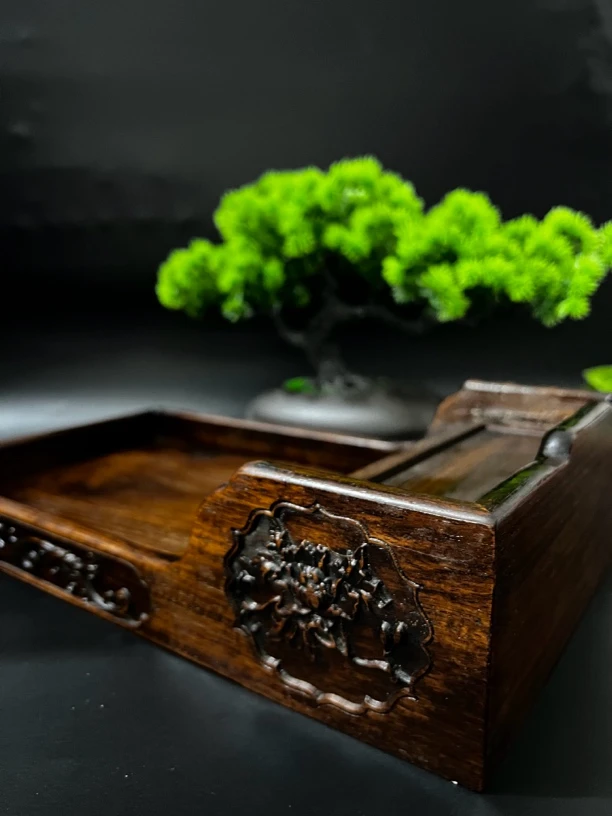 花梨木茶盘。880047。