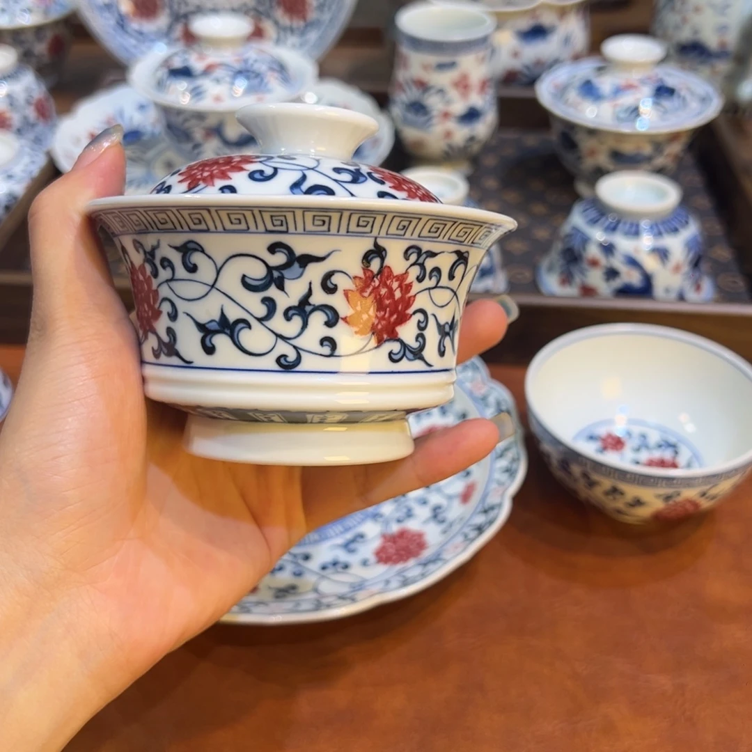 摆件陶瓷景德镇陶瓷茶器百宝箱