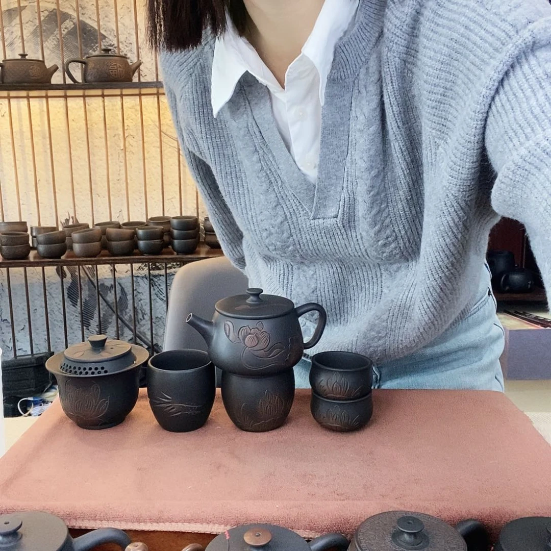荷花300五件套送竹子主人