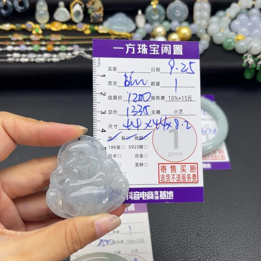 翡翠未镶嵌颈饰吊坠