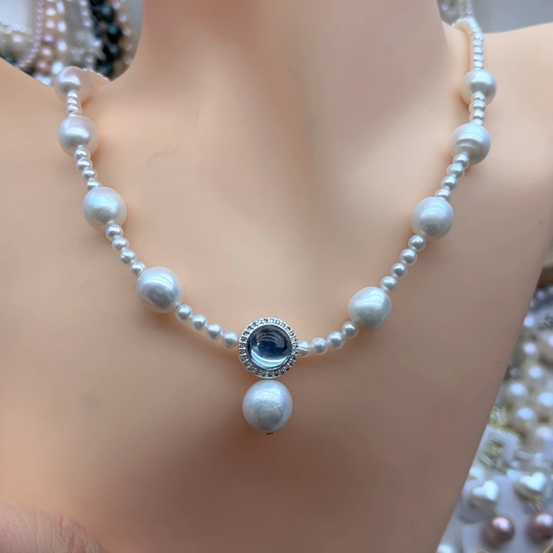 淡水珍珠未镶嵌颈饰