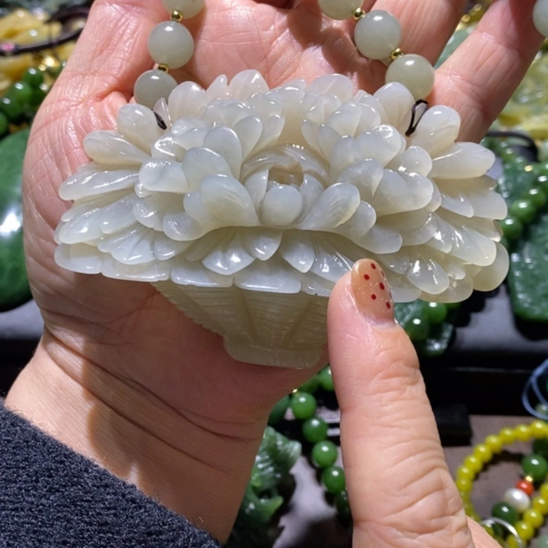 【闪购商品】岫玉毛衣链未镶嵌