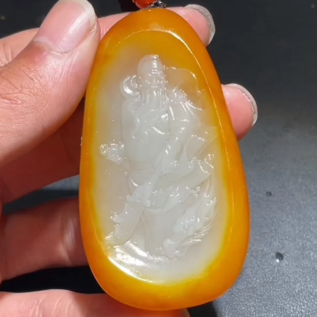 和田玉玉石挂件 d1030 拍一发一