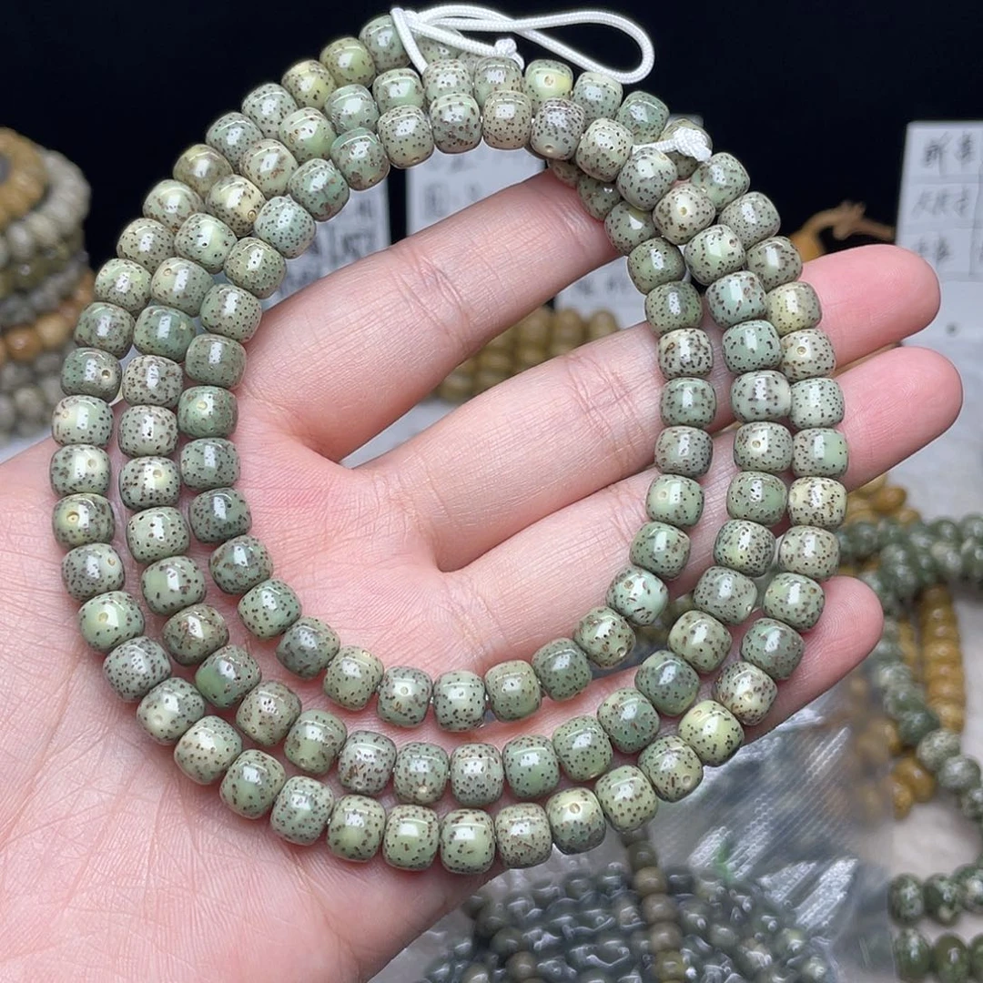 吊坠星月菩提8尺寸，石玉料，带备籽