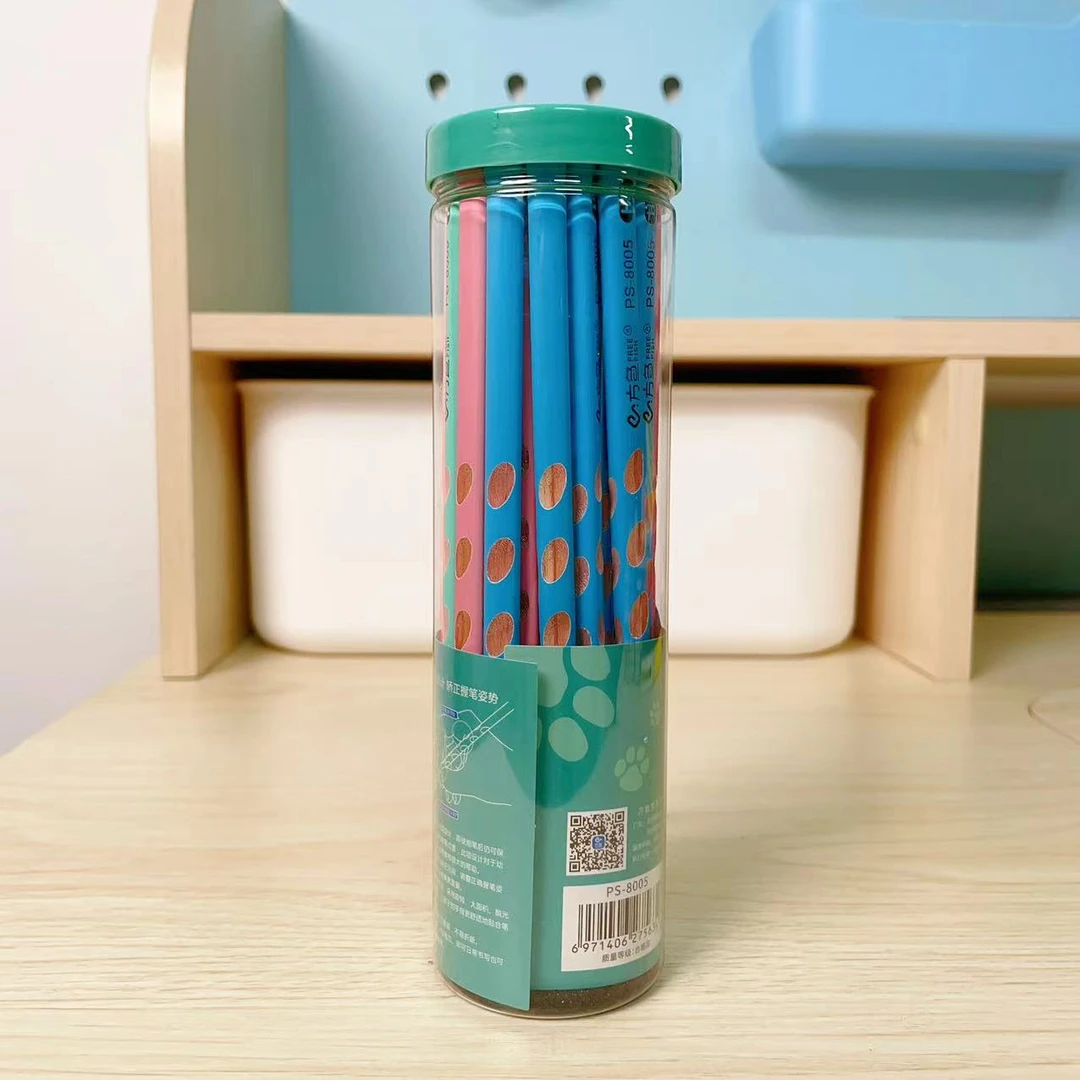 1492 方鱼筒装洞洞铅笔PS-6309/PS-8005/PS2001（30支装）