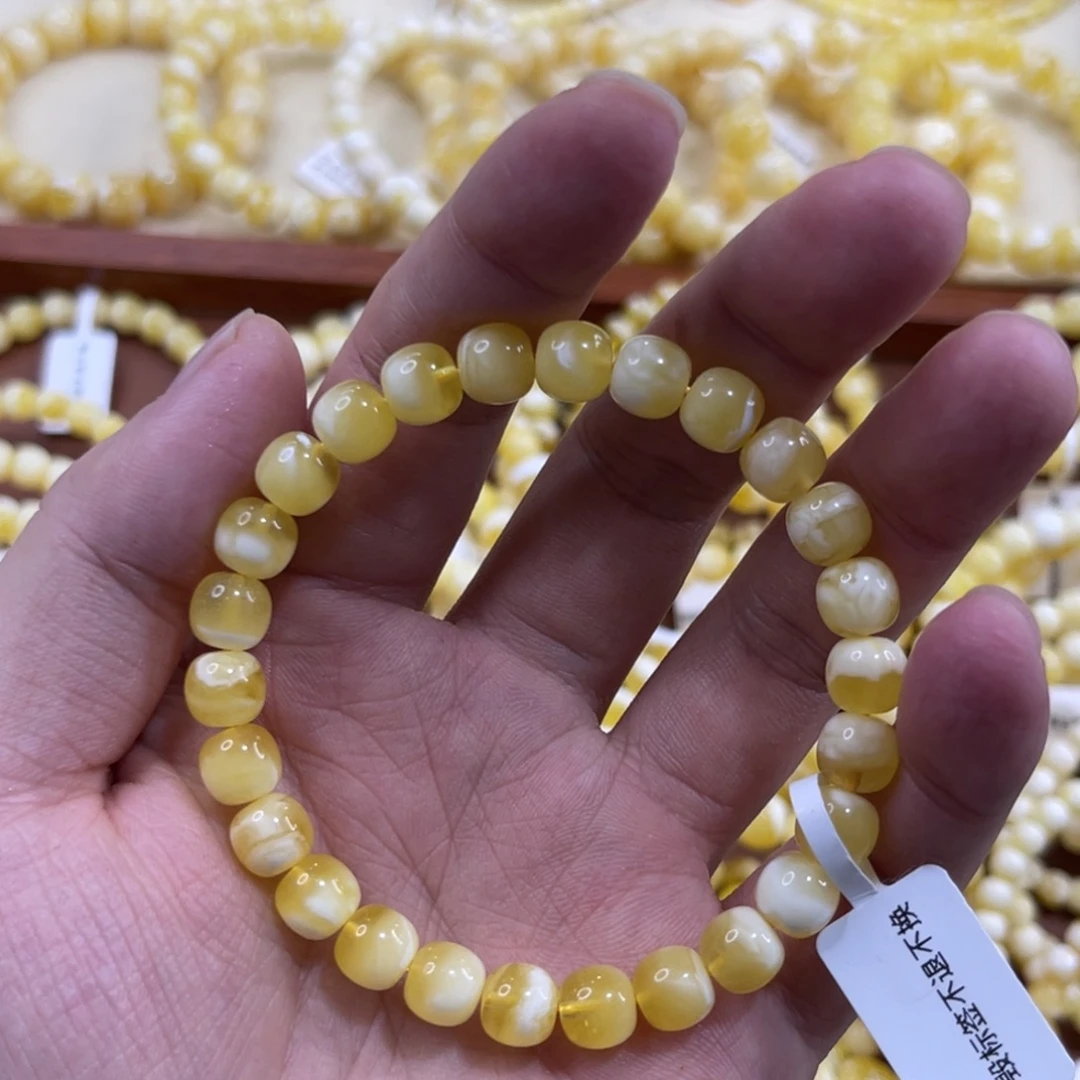 蜜蜡未镶嵌珠宝奇石8mm