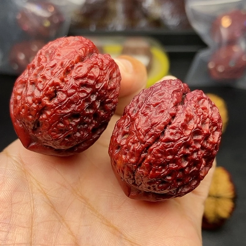 【闪购商品】把件文玩核桃40尺金蟒元宝