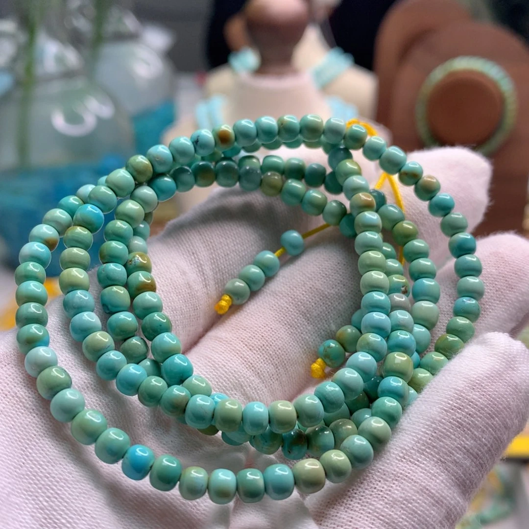 猫***咪绿松石未镶嵌饰品