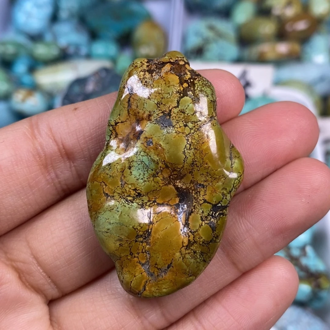 绿松石未镶嵌颈饰