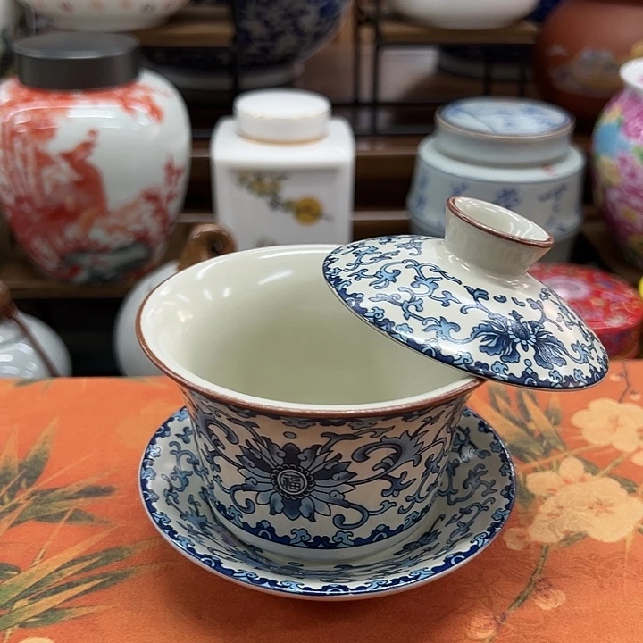 瓷片茶叶罐茶叶罐